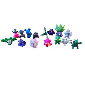 Pokemon Mini Figures Lot Toys of 15 Cake Toppers